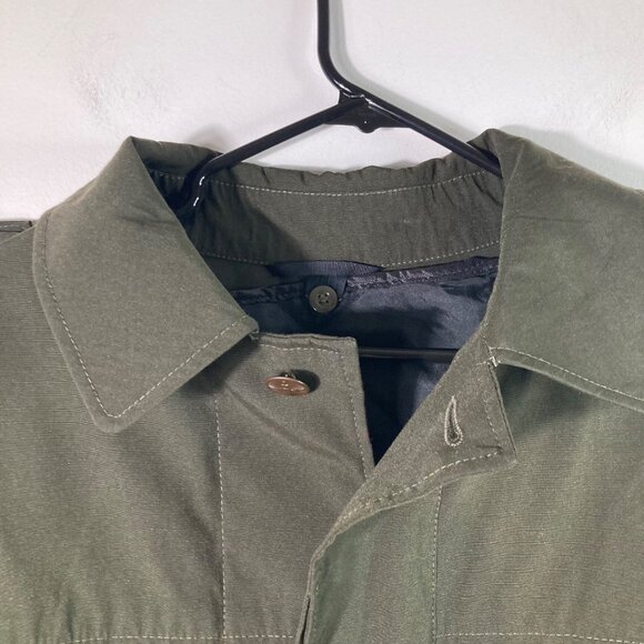 Vintage Odeva Slovakia Insulated Army Jacket Green Black L Polyester - Picture 4 of 11